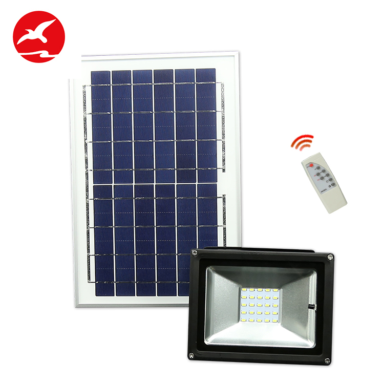 Factory Directly Sale New Design Ip65 Floodlight 10watt 20watt 30watt 50watt 100watt Led Solar Flood Light