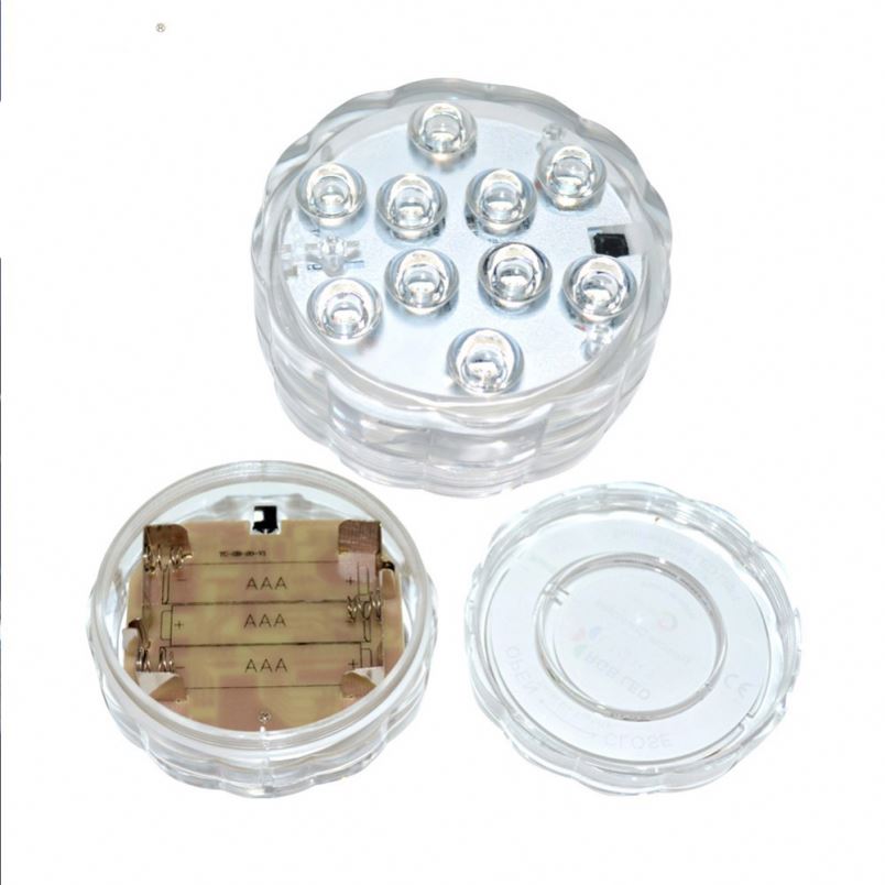 Fashion Party Supply Underwater 2.8inch Battery LED Mini Submersible Lighted Base