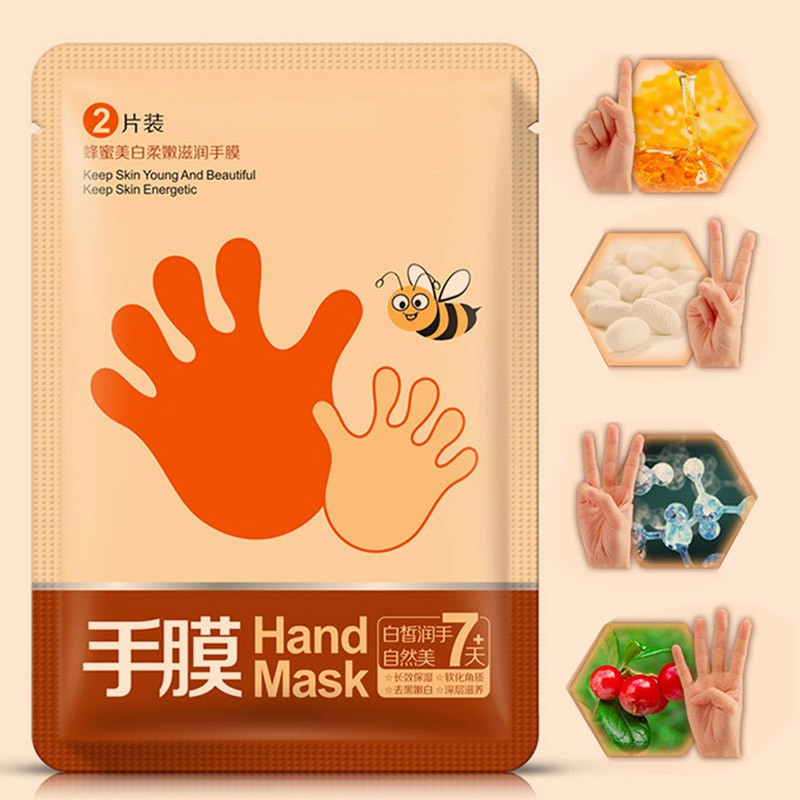 Honey Baby Hand Skincare Spa Remove Hard Dead Skin Whitening Peeling Mask Moisturizing Nourishing