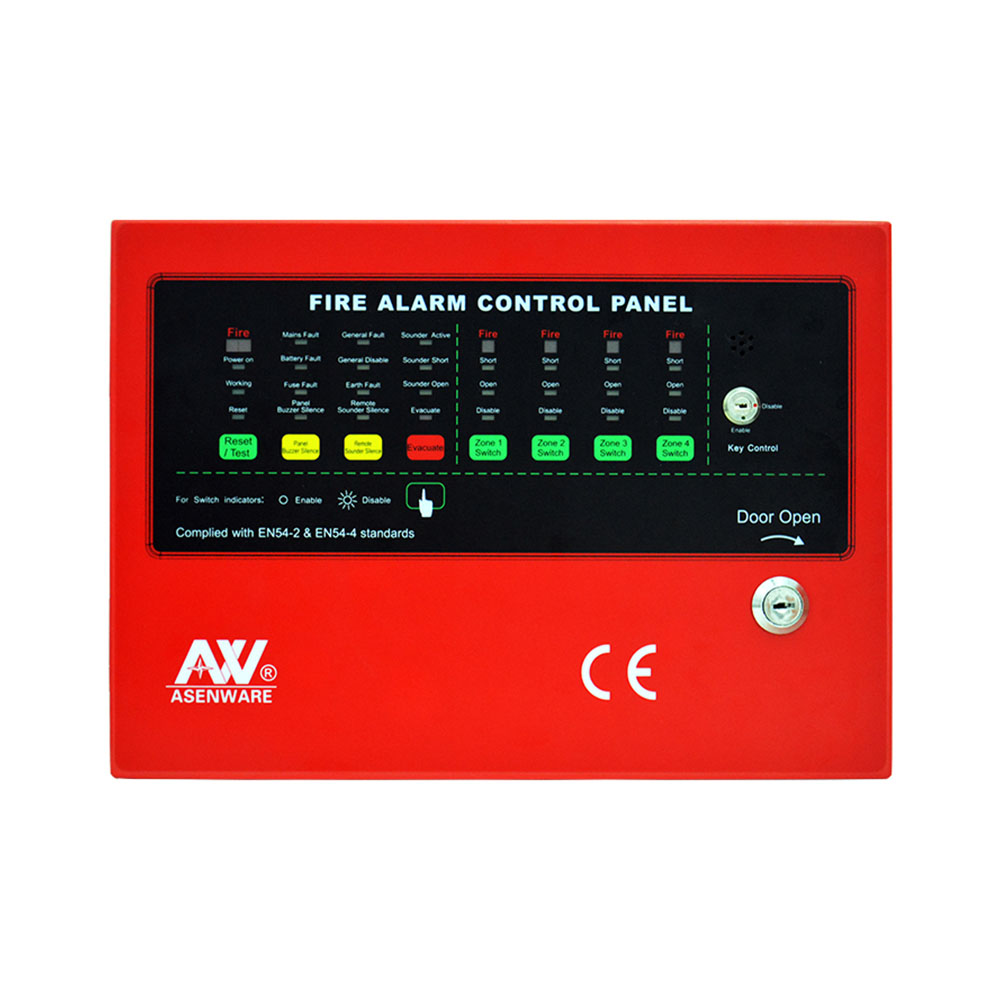 2 zone conventional advanced fire alarm control panel for fire control