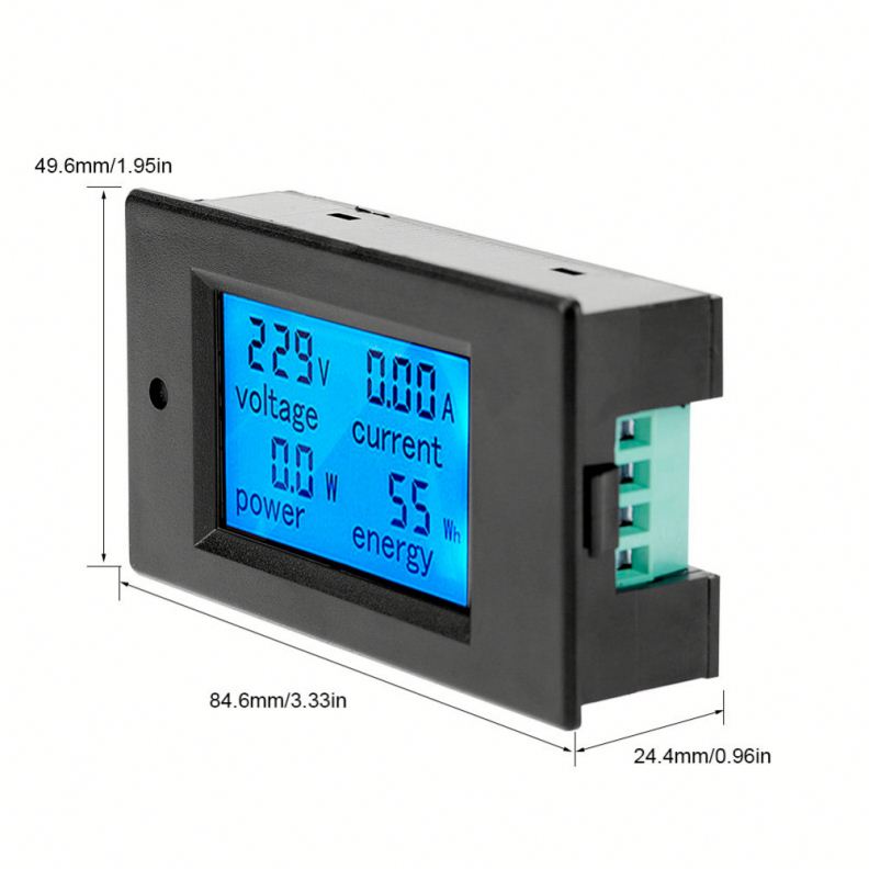 AC 80~260V 100A Power Meter Accurate Voltmeter Ammeter kWh Watt Energy Meter Voltage Current Power Monitor Tester