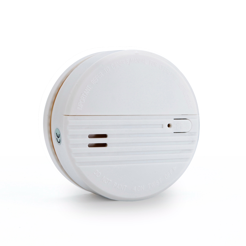 Whole sale price battery operated fire beam smoke detector alarm with buzzer