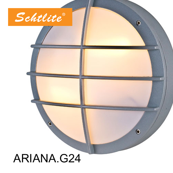 ARIANA   Aluminum E27  Round Bulkhead Garden  Wall Light