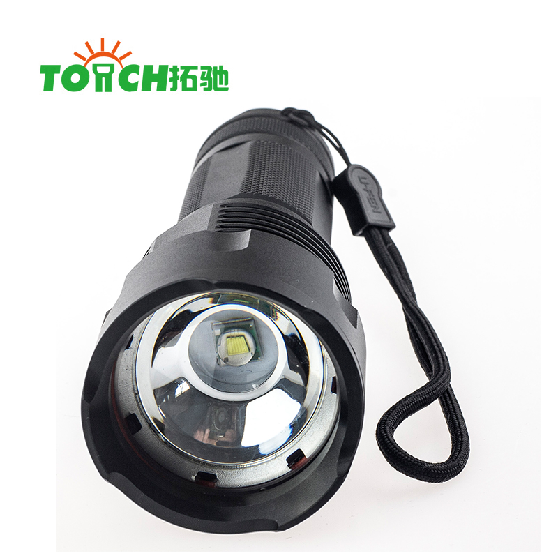 2019 Super power led rechargeable flashlight outdoor emergency led linterna 1000lm T6 tactical torch light