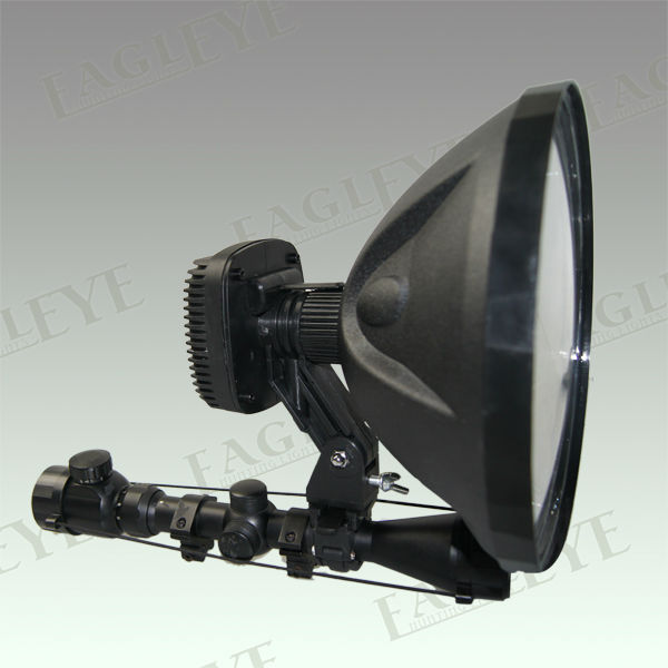 12V Cigar 240mm powerful Searchlight HID Hunting spotlight easy to attached to shotgun scope