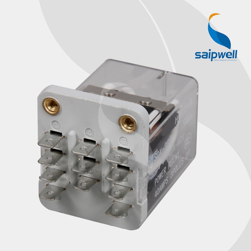 SAIPWELL/SAIP New Product 28VDC/240VAC Socket Mounted Electrical High-Power Relay