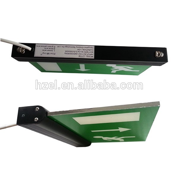 Rechargeable Battery Backup CE RoHS Dual-purpose Emergency Exit Sign