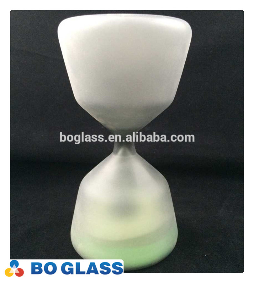 Unique glass hourglass sand timer 5 minutes hourglass luminous sand houglass