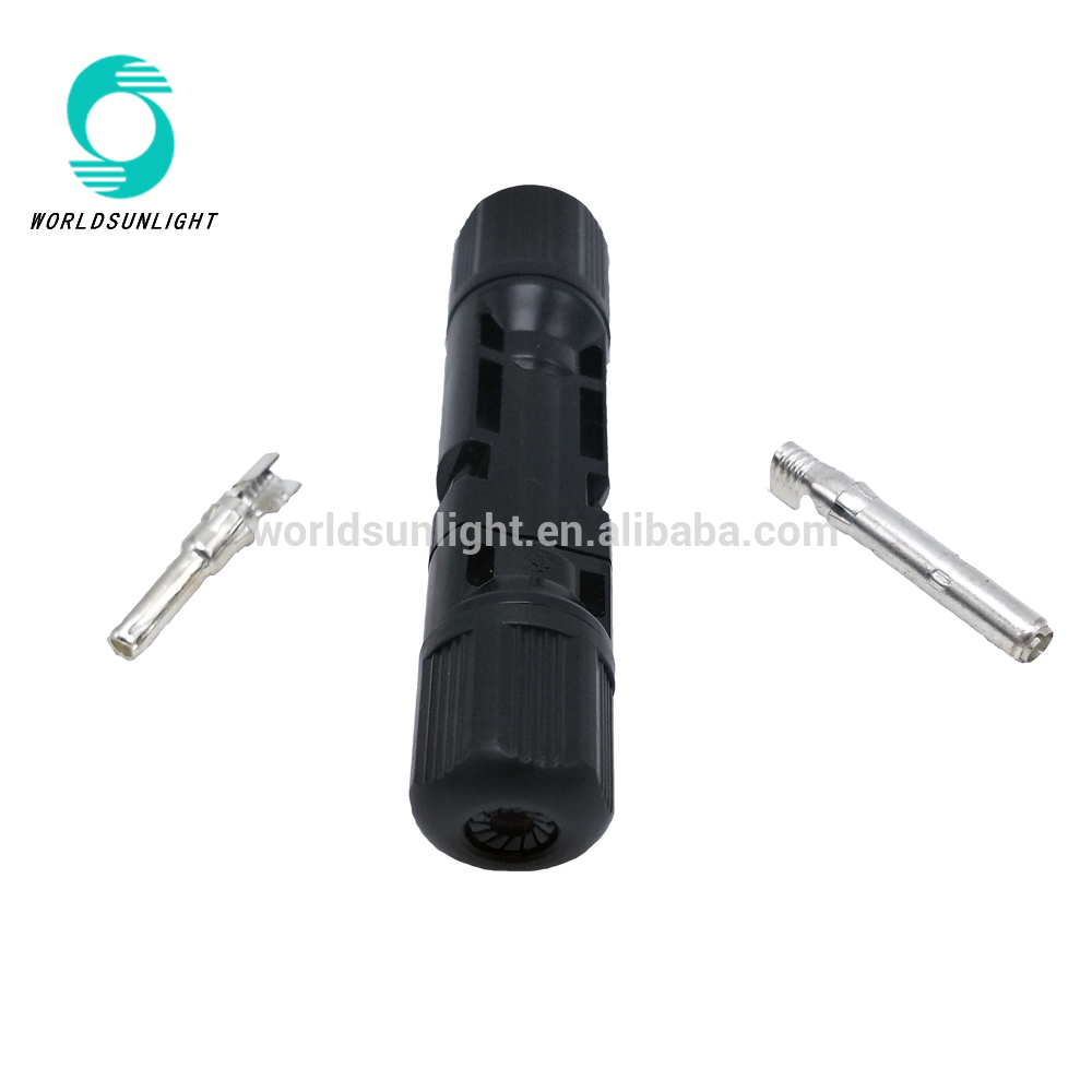 Worldsunlight UL TUV CE waterproof mc4 solar connector