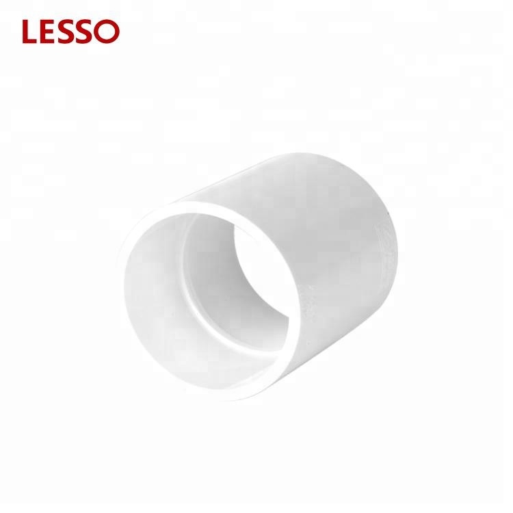 LESSO UPVC water duct fittings pvc coupler pressure water quick coupler