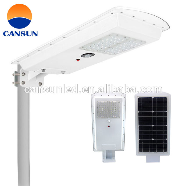 outdoor intelligent led solar street light all in one