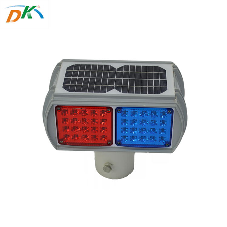 DK led solar energy roadway indicator street strobe warning light