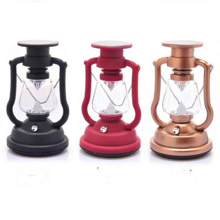 7Led portable rechargeable solar lantern