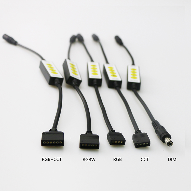 Four-button Mini LED Dimming Controller, Constant Voltage USB LED Strip Controller