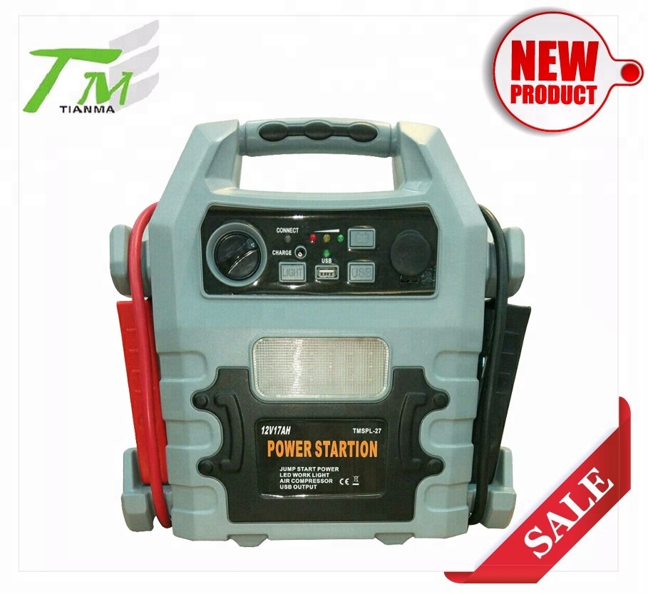 2018 newest jump starter with air compressor 12V jump starter battery booster