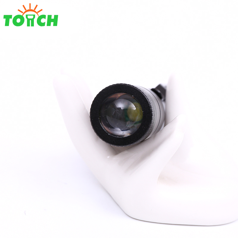 Pocket aluminium Mini COB led flashlight 1*AA led light