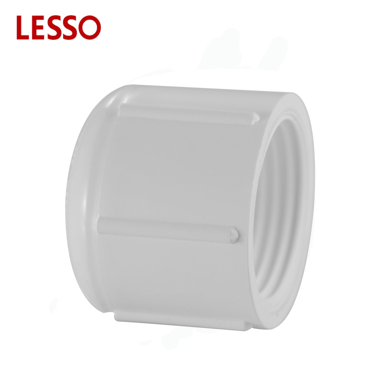 LESSO ASTM standard PVC SCH 40 Schedule 40 fittings cap with thread