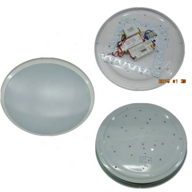 Factory price new design flush-mount led fixture build-in rechargeable battery led emergency light 30w ceiling sensor light