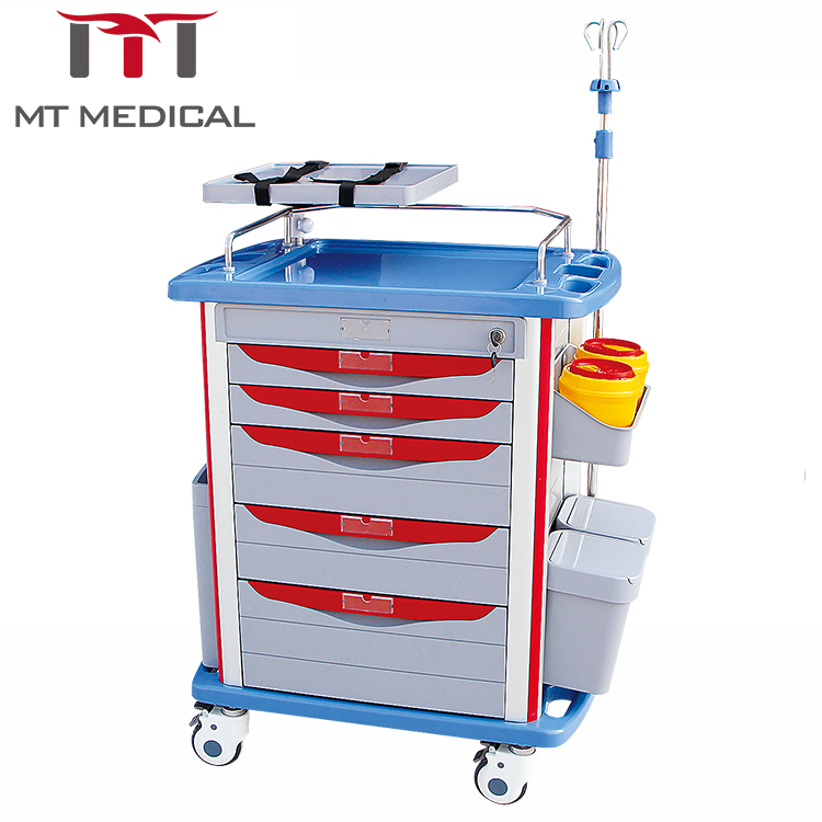 Hospital funiture general use and abs material medical trolley