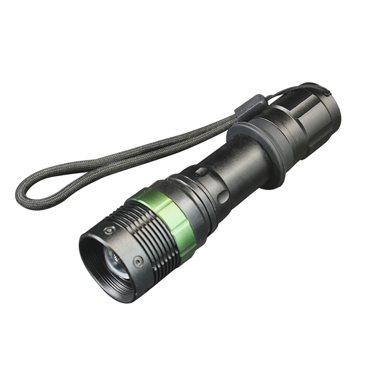 Dimmer Adjustable Zoom LED Light Water Resistant Torch Clip Tactical Flashlight Led Linterna