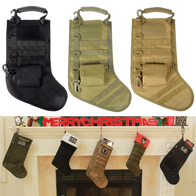 Tactical Christmas Stocking Bag Military Ammo Bullet Dump Pouch Magazine Storage Bag