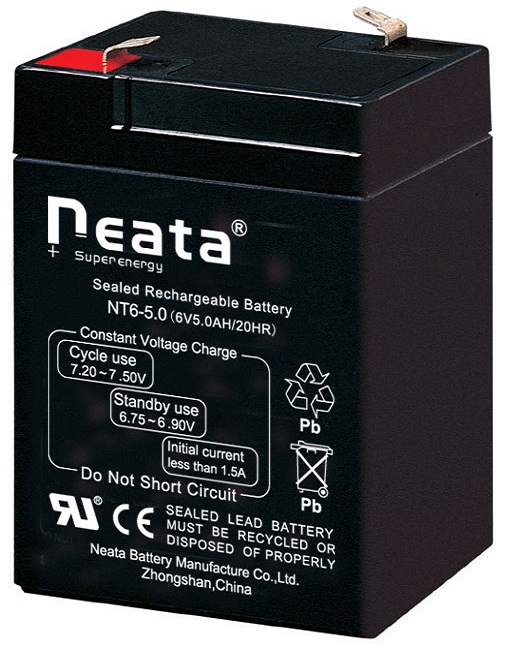 NEATA high quality 6v 4.5ah rechargeable storage gel battery