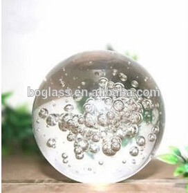 clear bubble glass ball for light