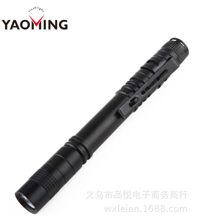 New 2*AAA XPE LED 1200LM Lamp Clip Mini Penlight Flashlight Torch