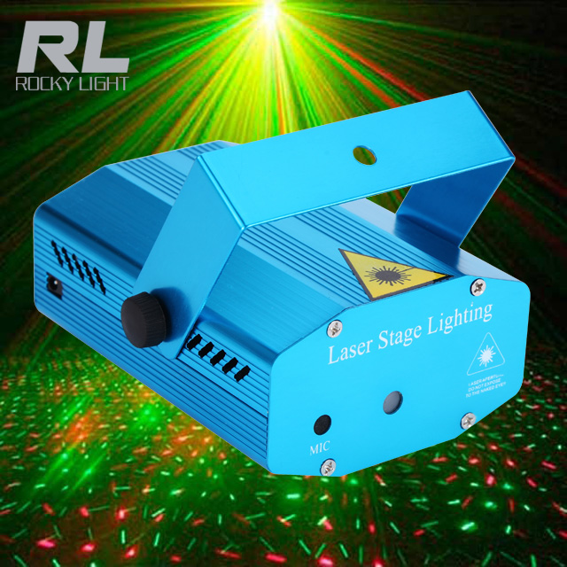 Mini laser Lights for Parties, Disco, Outdoor & Stage Show - DJ Lighting ,Sound Activation & Variable Speed