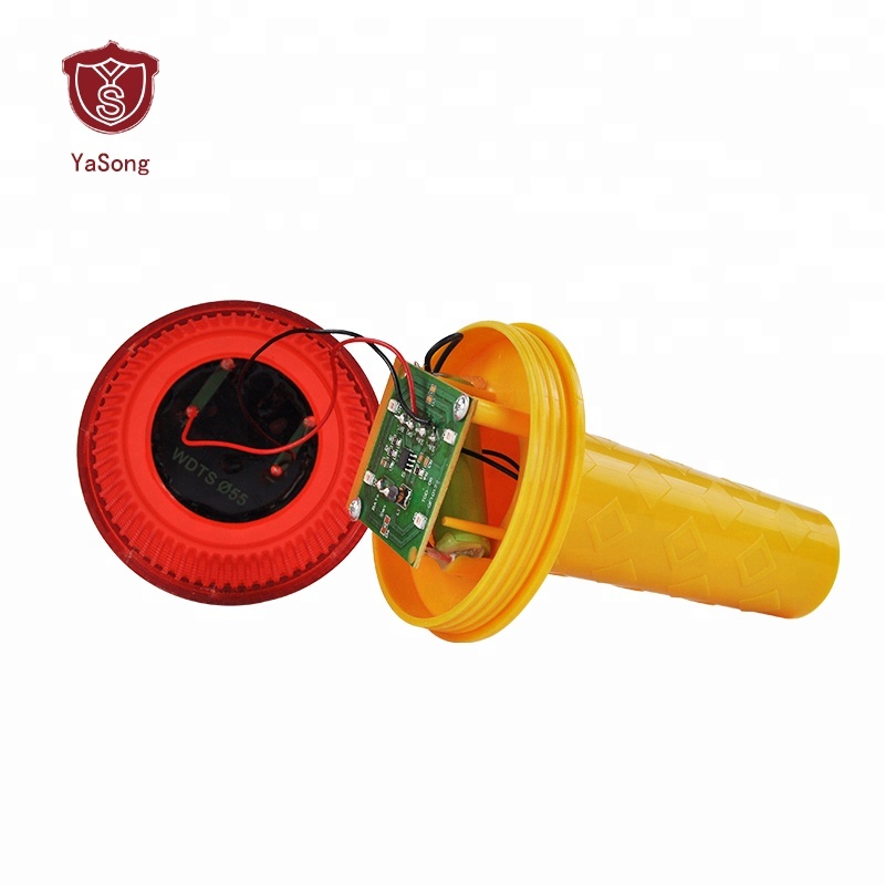 SL-5080 New solar energy LED flashing traffic warning light outdoor energy light