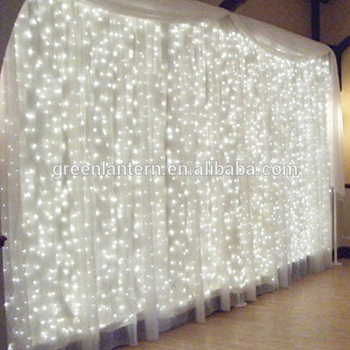 3m*3m 300led Christmas Icicle Festival String Fairy Wedding Led Window Curtain Light