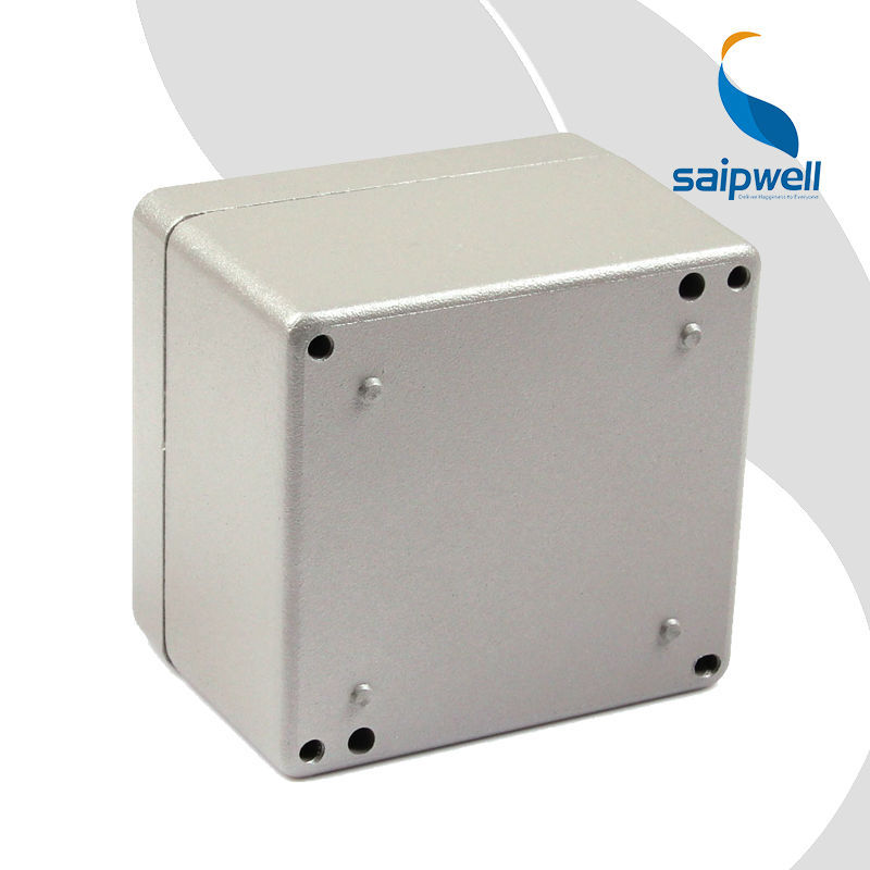 SAIP/SAIPWELL 80*76*57mm Wall Mounted Aluminium Electrical IP66 Weatherproof Cabinet