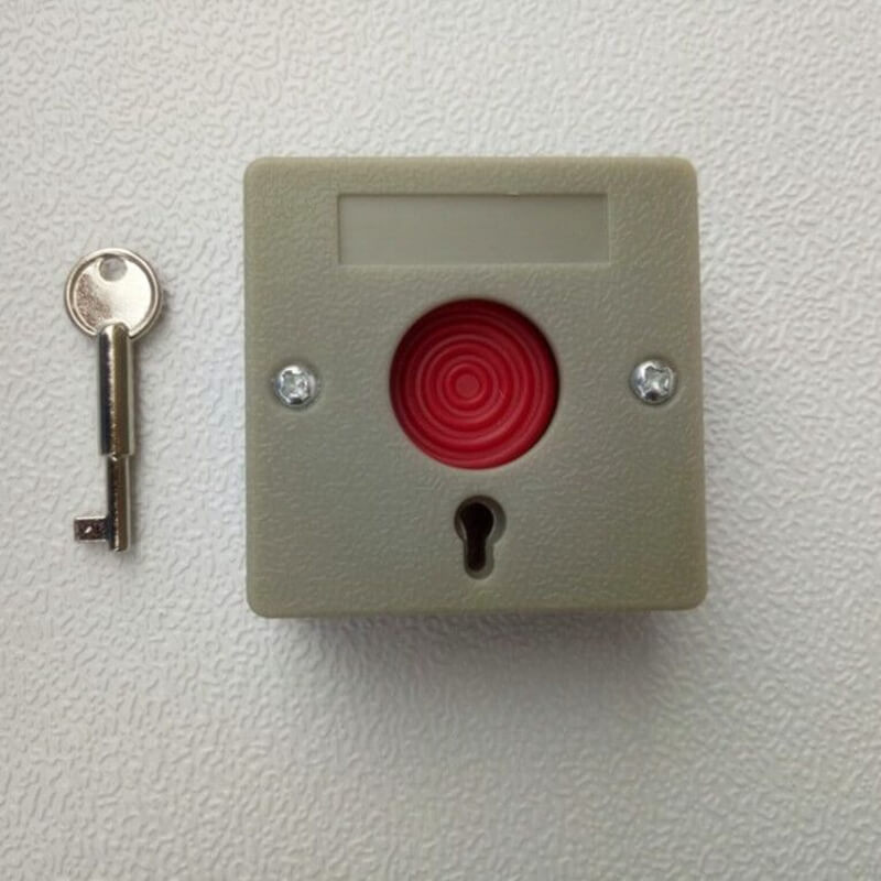 industrial wireless emergency panic button siren with key