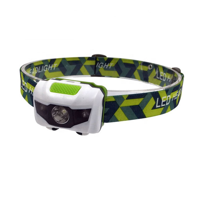 Lightweight Running Head Torch Light, Waterproof Hiking LED Headlamp