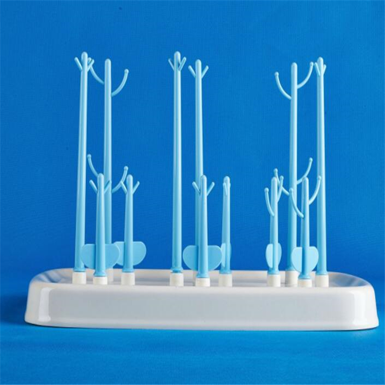 Useful Baby Bottle Dryer Rack simple tree shape Cleaning Drying Rack Shelf Kitchen Feeding Holder Tools