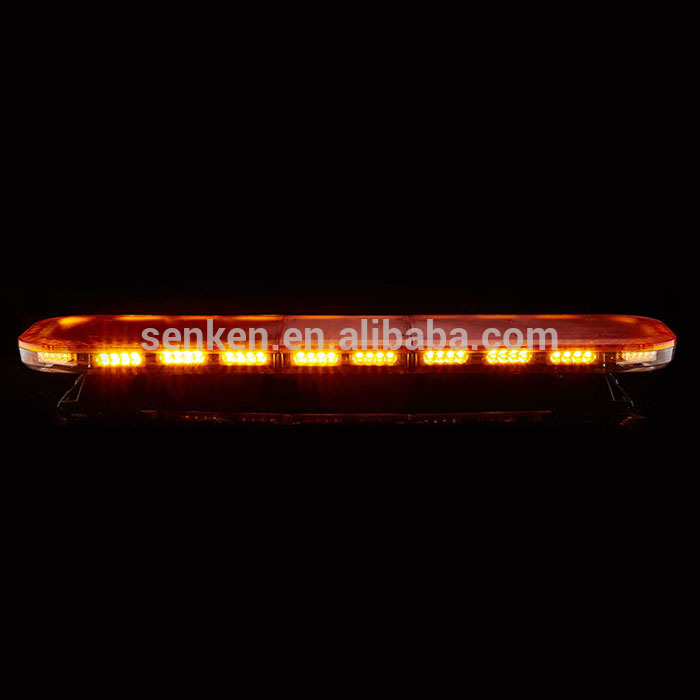 Senken Amber Warning Light Bar Police LED Low Profile Slim Lightbar