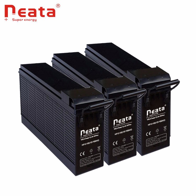 vrla lead acid  rechargeable deep cycle solar battery 12v100ah