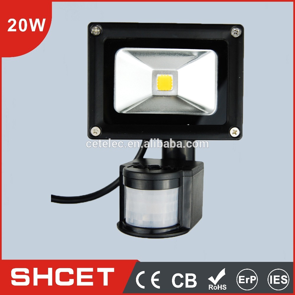 5w IP65 CE RoHs Focos Led Exterior LED Flood light outdoor motion sensor light