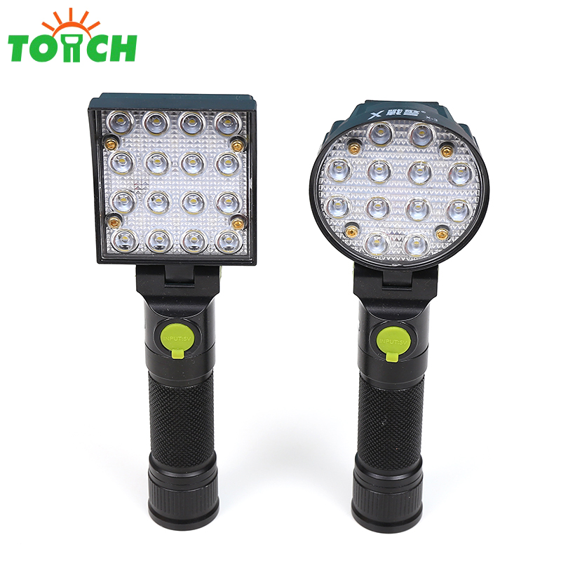 New product aluminum alloy led working light USB rechargeable portable emergency light with magnetic hook