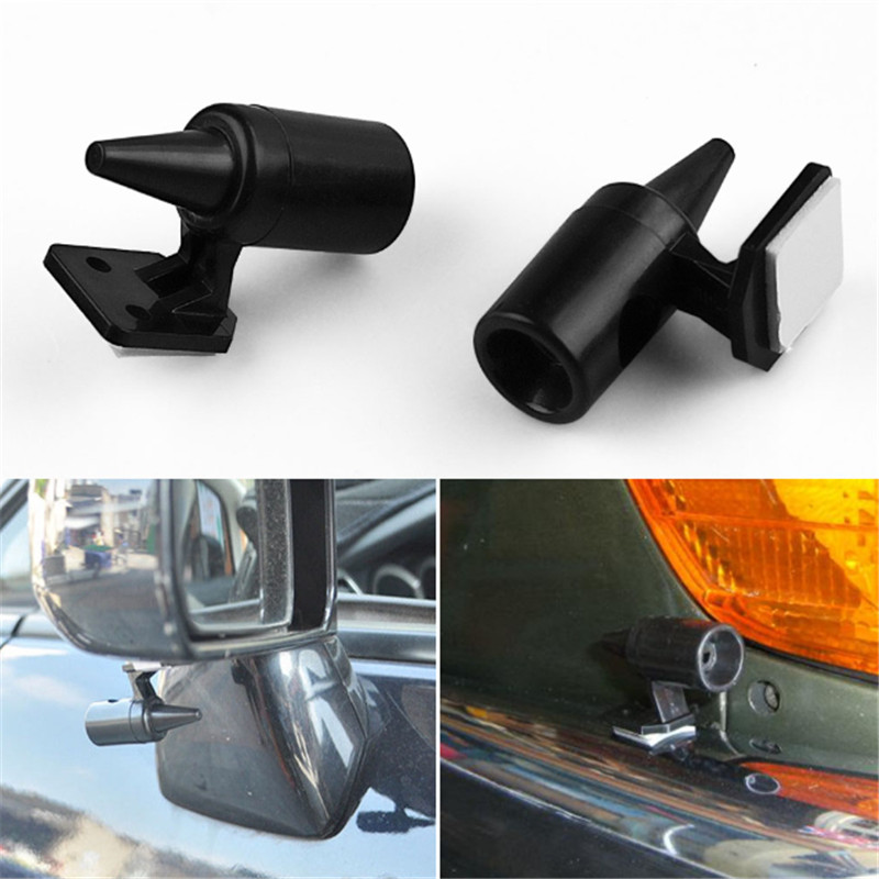 Hot Sale 2PCS Silver/Black Auto Safety Car Alert Warning Whistles Device