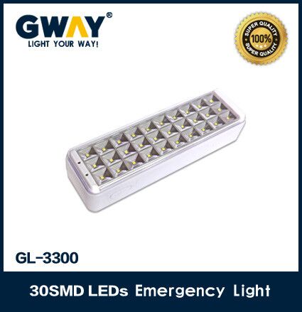 Portable 30 SMD Led Rechargeable Emergency Light Wall-Mounted Led Lamps With Indicate Light