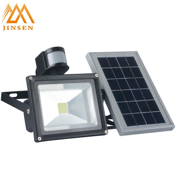 Free US$500 coupon 3 years warranty Human body induction 20w led flood light solar powered