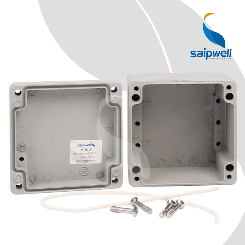 SAIPWELL Y SP-AG-FA62 160*160*90mm Low Cost Sealed Enclosures CE IP66 Aluminum Electrical Aluminium Boxes