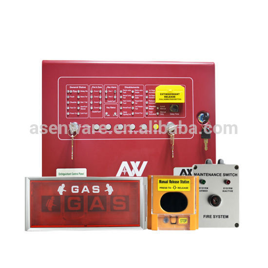 FM200 Gas Suppression System Fire Alarm Control Panel
