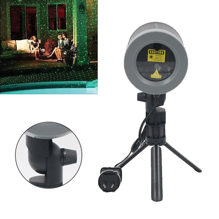 Waterproof Red Green LED Laser Projector Light Landscape Decorative Light