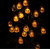 Outdoor Waterproof Solar Operated LED Fairy String Lights 30 Orange Pumpkin Leds Halloween Decoration Light with LED