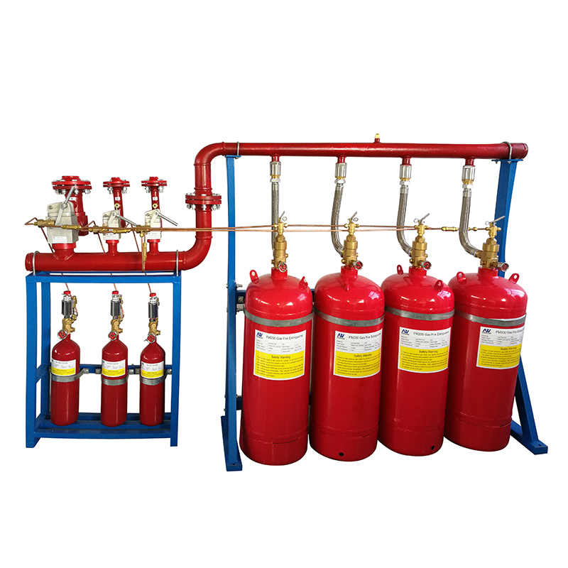 Computer rooms and data centers fire suppression system