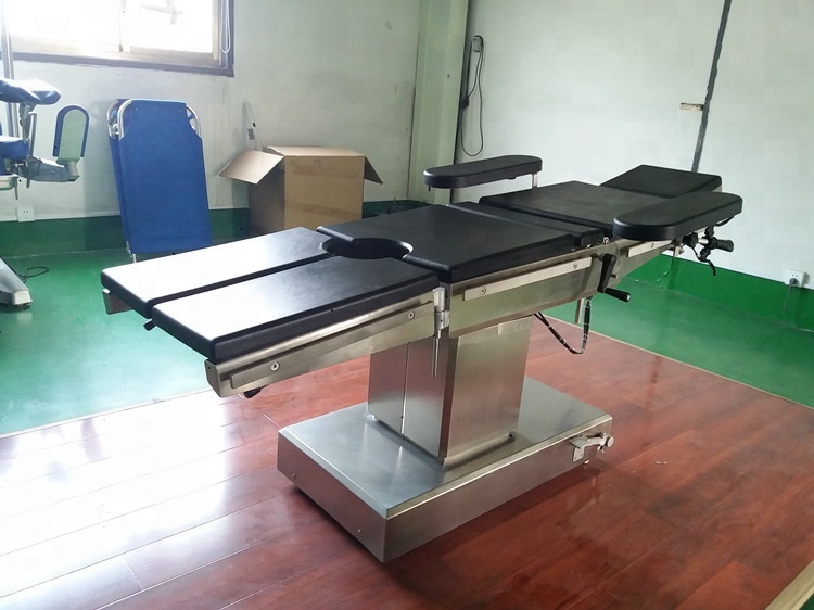 Hydraulic manual ot table for operating room surgical bed