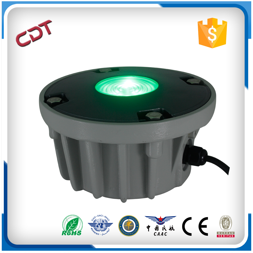 helipad lighting manufactures from china Hospital Building ICAO CE heliport Green LED IP68 helicopter landing lights