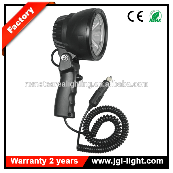 12V LED handheld spotlight handy torcH Aluminum housE waterproof IP65 CREE 25W LED larger reflector hunting equipment spotlights